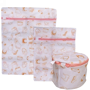 Набор мешков для стирки белья, 3 шт