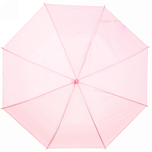 Зонт-трость женский "Классический" цвет нежно-розовый, 8 спиц, d-92см, длина в слож. виде 71см