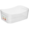 Корзина для хранения универсальная, цвет прозрачный 2,7л, 24*16,5*9см