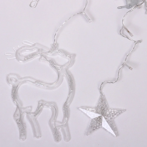 Гирлянда для дома БАХРОМА Волшебство ш2,5 м в0,60,9м 126 ламп LED, IP-20, Теплый белый (возможность соединения)_16