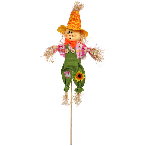 Фигура садовая Пугало - Джек в салатовой шляпе 32 (50) см ДоброСад_3