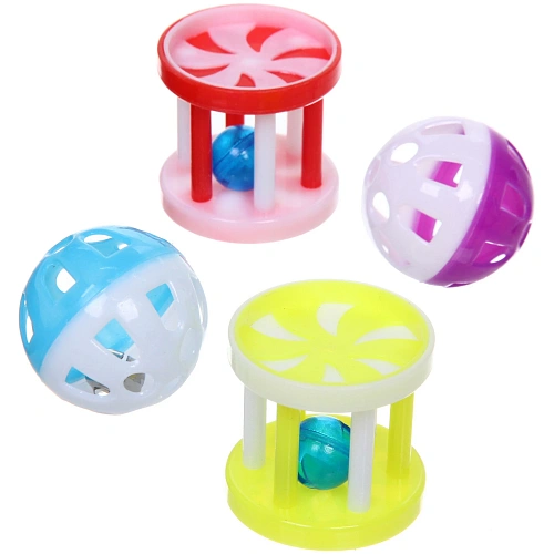 Игрушки в наборе 4шт "МУРОЧКИН", цвет микс