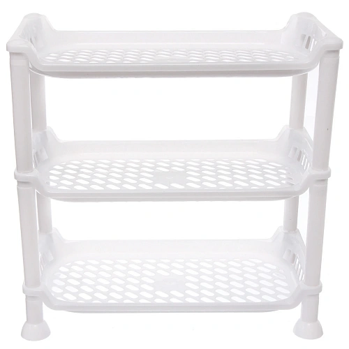 Этажерка настольная универсальная БИСКОТТИ, цвет белый, три секции, 1753434см_3