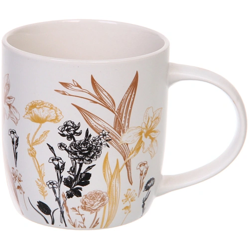 Кружка керамическая 370млЦветочный луг,  микс рисунков_6