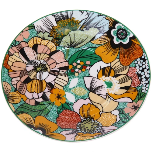 Кофейный набор 4 предмета Цветочная радуга (2 кружи 120мл+2 блюдца) _7