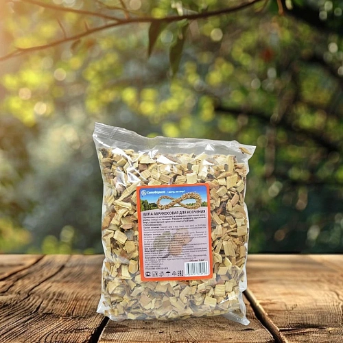 Щепа для копчения GW Абрикосовая (фасовка 1 дм3, 250г)