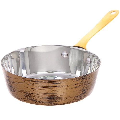 Ковш из нержавеющей стали для соуса 13см цвет Антик_4