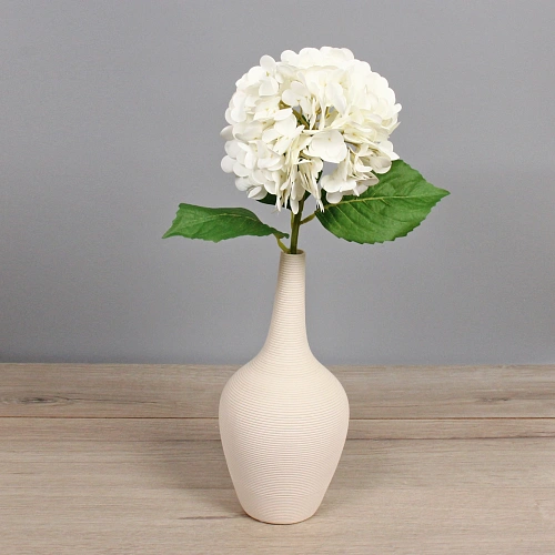 Цветок искусственный Natur 46см Гортензия белая_7