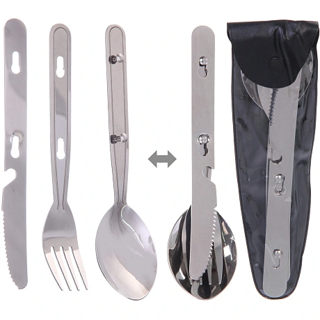 Набор походный столовый 3 в 1 в чехле