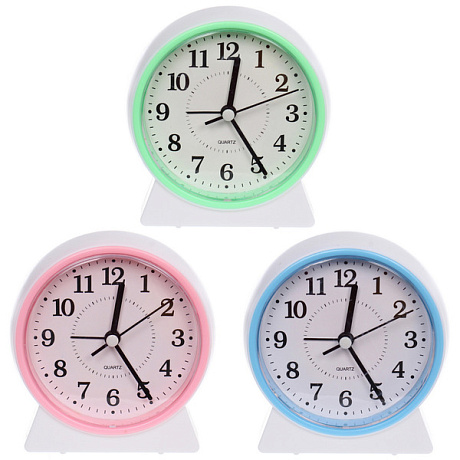 Будильник "Лана" 10*4см, микс цветов