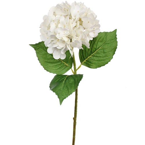 Цветок искусственный "Natur" 46см Гортензия белая