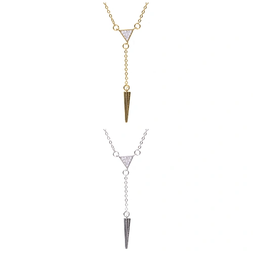 Подвеска из гиппоалергенного сплава со стразами ЭФОРИЯ, цвет серебро и золото, d-20см6,5см_7