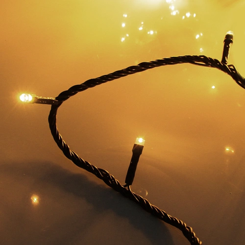 Гирлянда для дома 24м 280 ламп LED зеленпров,8 реж, IP-20, Теплый белый (возможность соединения)_3