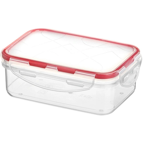 Контейнер для продуктов "Modena" прямоугольный 1л с защелками (бесцветный)