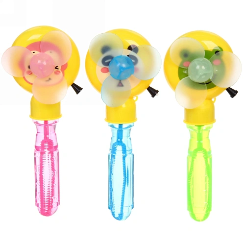 Мыльные пузыри Зверушки 17 см, с вентилятором, микс_4