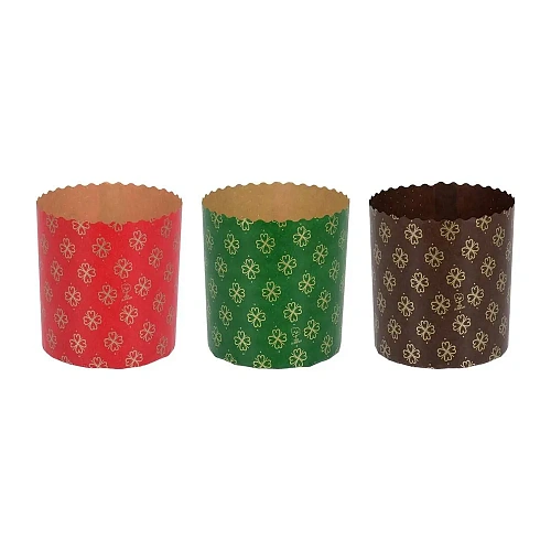 Набор бумажных форм для выпечки куличей Пасхальный 0,3л d 78,5см 3шт Marmiton _6