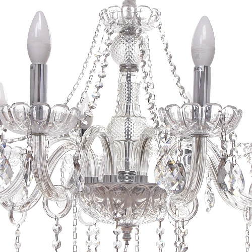 Люстра подвесная в стиле барокко Alfemminile 840Вт 25-DZ888 со стеклянными основаниями_38