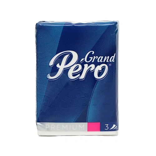 Платочки носовые бумажные  GrandPero aroma 3 сл 7л x 12 шт / 20*21см