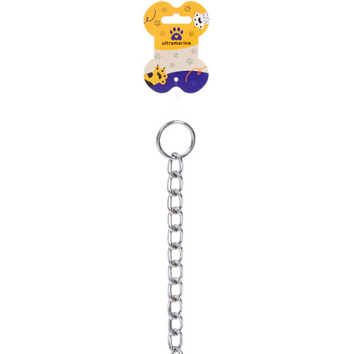 Цепь - удавка рывковая для корректировки поведения Бро - это сила!, цвет серебро, 4,5мм70см (лейбл)_4