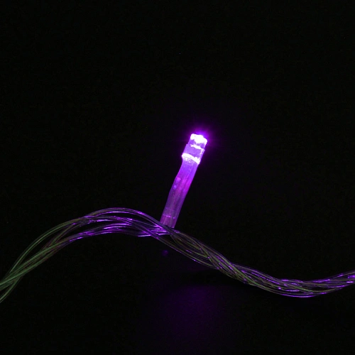 Гирлянда для дома 16м 180 ламп LED прозрачпров,8 реж, IP-20, Фиолетовый (возможность соединения)_31