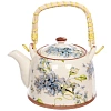 Чайник заварочный керамический 700мл с ситом "Сирень"