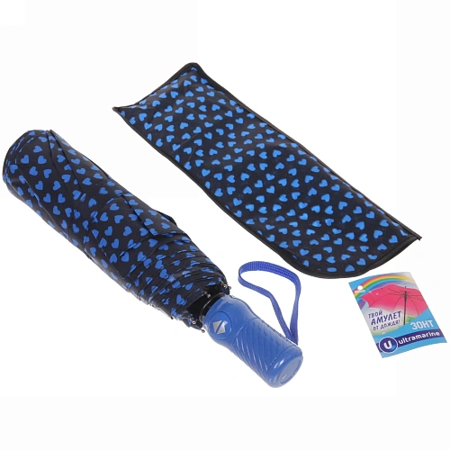 Зонт женский автомат Ультрамарин - Венера, микс 6 цветов, 8 спиц, d-96см, длина в слож виде 28см_62