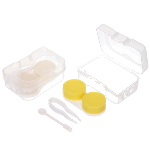 Набор для хранения контактных линз "МАРЦИПАН", цвет микс, 6.5*4*2см, (пакет с подвесом)