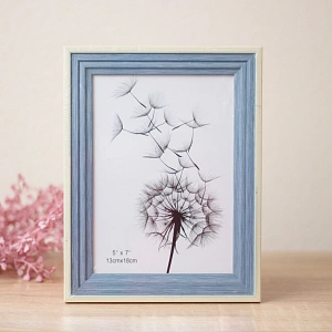 Фоторамка 13*18см "Вена" синий, пластик