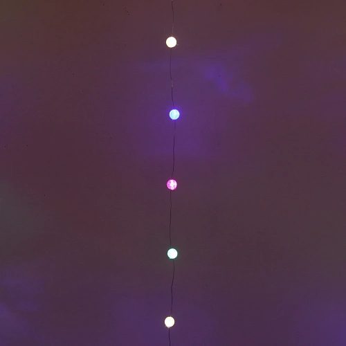 Гирлянда для дома ЗАНАВЕС Жемчужина ш3 в2 м 200 ламп LED, прозр пров, 8 реж,IP-40, Мультицвет (возможность соединения)_4