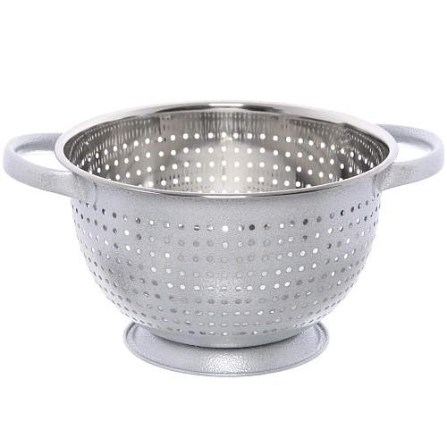 Дуршлаг из нержавеющей стали 2,3л 20см с круглыми ручками