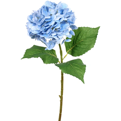 Цветок искусственный Natur 46см Гортензия голубая_2