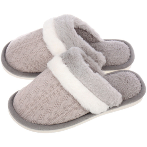 Тапочки женские домашние "DAISY", цвет серый, р-р 36-37