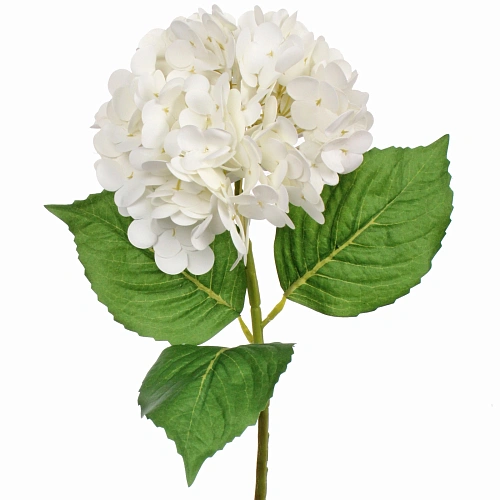 Цветок искусственный Natur 46см Гортензия белая_5