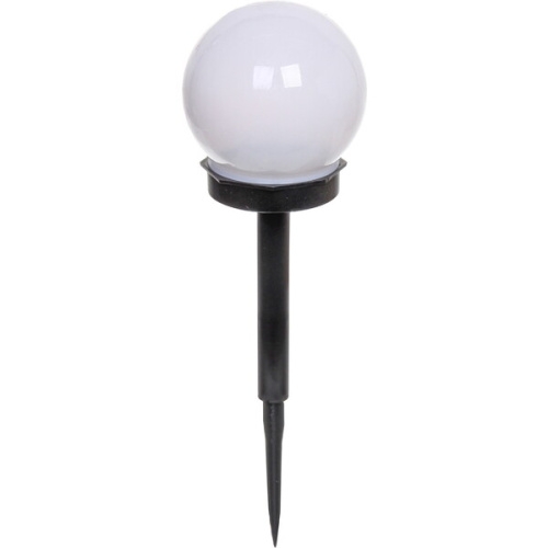 Фонарь садовый "Шар" 34*10*10см, на солнечной батарее, Белый