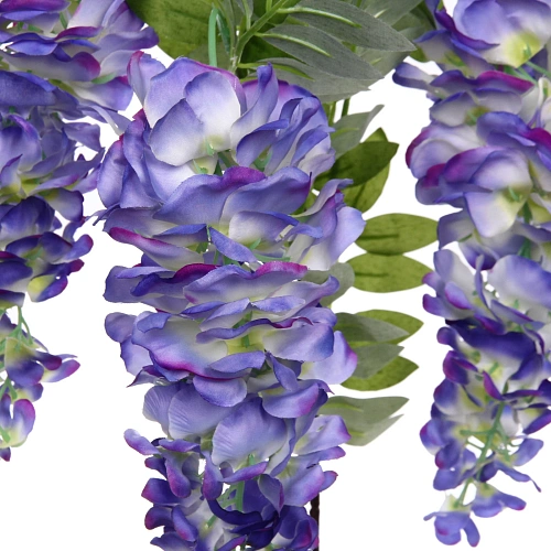 Цветок искусственный Natur 98см Глициния голубая_3