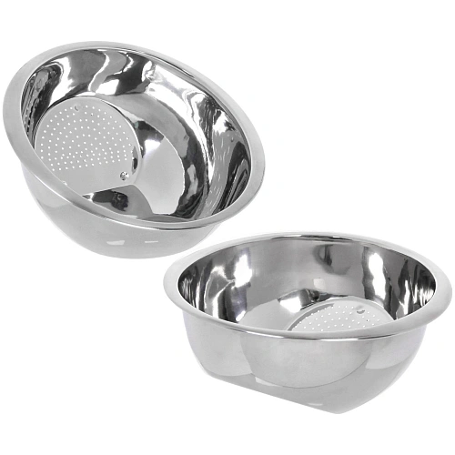 Дуршлаг из нержавеющей стали для риса 3л 25см