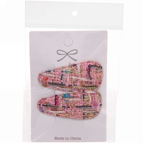 Зажимы для волос 2шт New collection - Marina, микс 6 цветов, 62,5см_18