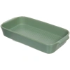 Форма керамическая для запекания "Акварель" 24.5*12.5*4,5см, нежно-зеленая