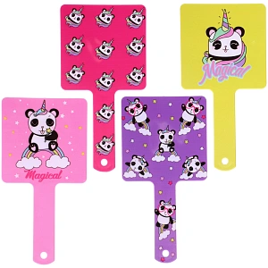 Зеркало косметическое "Коллекция ИМАНИ - ТВОИ МЕЧТЫ", микс 4 дизайна, 23,4*12см (PVC подвес) 