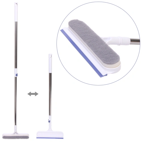 Окномойка для мытья стекол телескопическая ручка 115см абразивная губка 25см