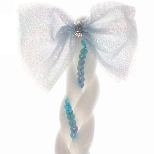 Коса карнавальная Северное сияние 45 см_3