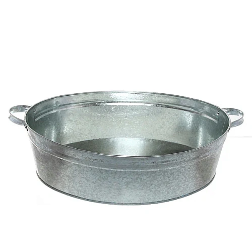 Таз оцинкованный овальный 23л
