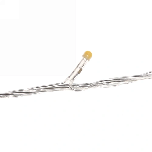 Гирлянда для дома Bright light 9,5м 100 ламп LED прозрачпров,8 реж, IP-20, Теплый белый (возможность соединения)_6