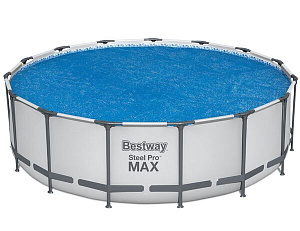 Чехол для круглых каркасных бассейнов 488 см с нагревающим эффектом Bestway (58253)
