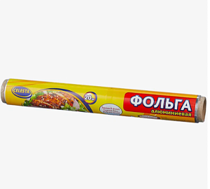 Фольга алюминиевая пищевая 20м "CELESTA" 828/092