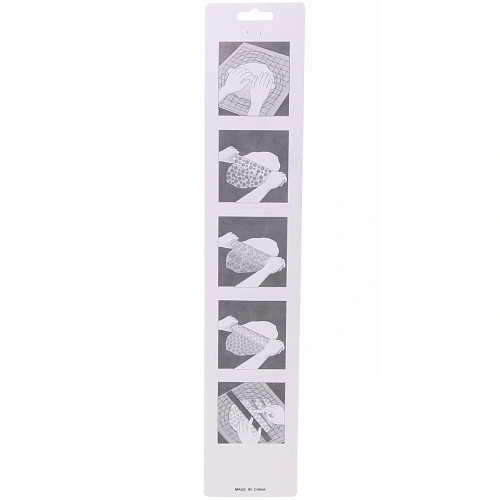 Скалка пластмассовая фигурная Розочки-сердечки 375см_9