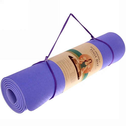 Коврик для йоги 6мм 61183 см Гармония 2х сторонний, фиолетовыйсиреневый_10