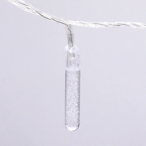 Гирлянда для дома 4,0 м 20 ламп LED с насадками ЛЬДИНКА, прозрачпров, 1 режим,IP-20 Белый (возможность соединения)_6