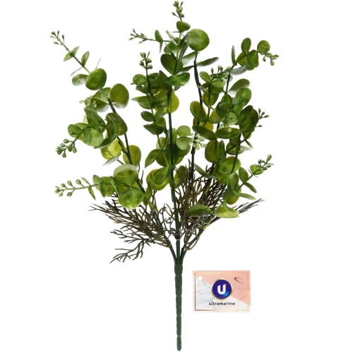 Искусственные цветы "Волшебство трав" 35см Эвкалипт темно-зеленый