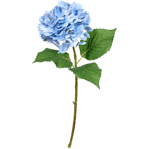 Цветок искусственный Natur 46см Гортензия голубая_4